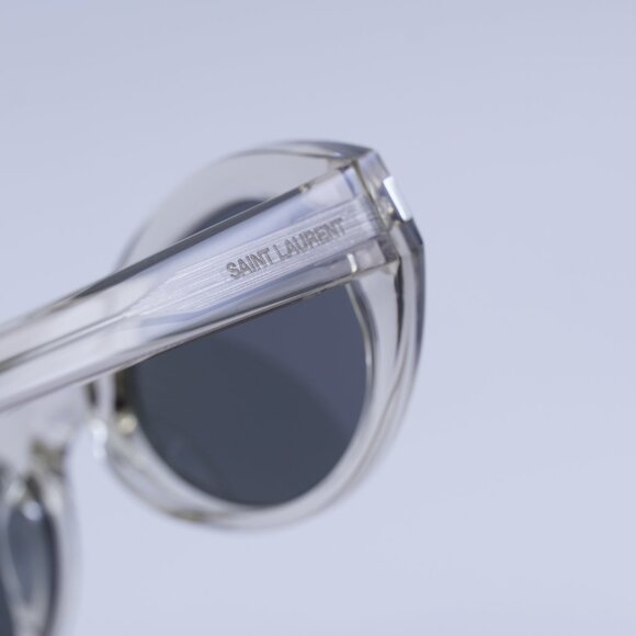 🕶️ New Saint Laurent SL567 003 Sunglasses - Beige Frame, Grey Lenses - Picture 8 of 10